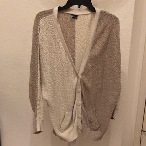 Two toned cardigan